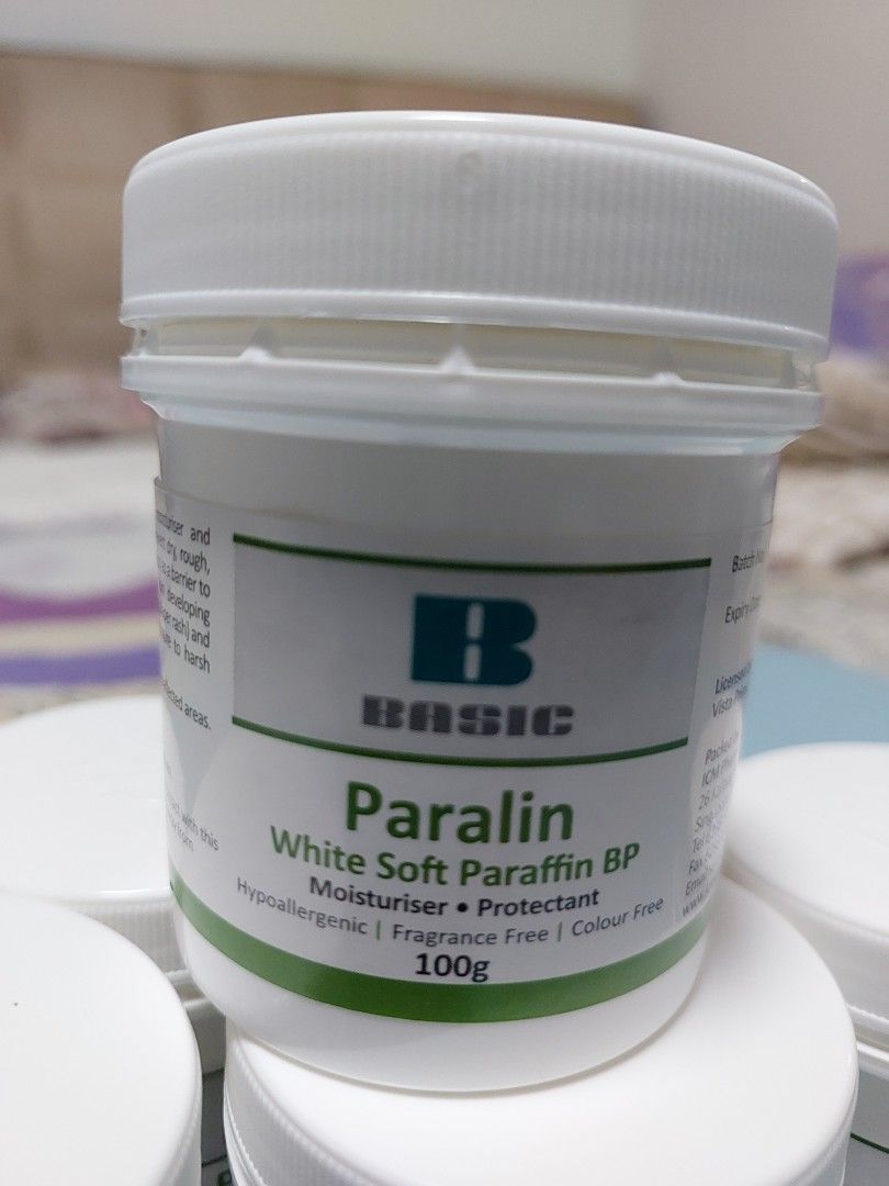 B Basic Paralin White Soft Paraffin BP 100g, Beauty & Personal Care ...
