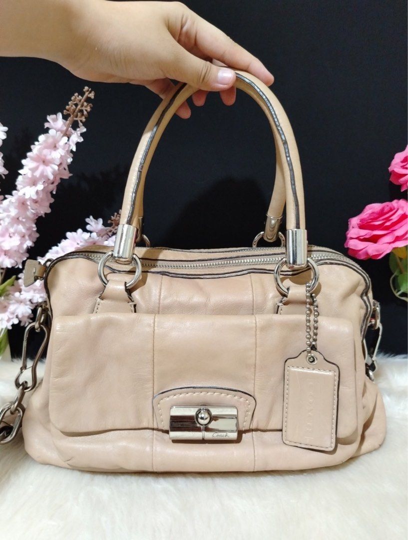 Coach Kristin Leather Satchel (Category: Luxury Bags & Wallets) located in San Fernando. Submitted by luckyfindsco (Listing ID 1388763938, Image 2). Description: Selling low.