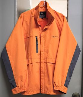 Columbia 男裝 橙色 外套 防風雨 (90% new) Size : 膊 20吋 胸 44吋 腰 44吋 衣長 27吋 袖長23吋64231515359106110