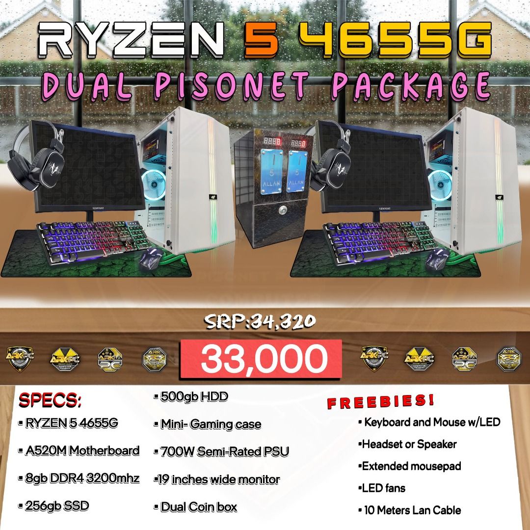 Complete Pisonet Package (Category: Desktops) located in Quezon City. Submitted by corrinejil63041 (Listing ID 1388843837, Image 3). Description: Complete Pisonet Package – New Business! Start your own business at lower price with our Pisonet Package. ❓Why Choose Our Pisonet Package?* ➡️Affordable**: Start your business with a minimal investment. ➡️Reliable Equipment**: High-quality components designed to withstand continuous use. ➡️Complete Solu