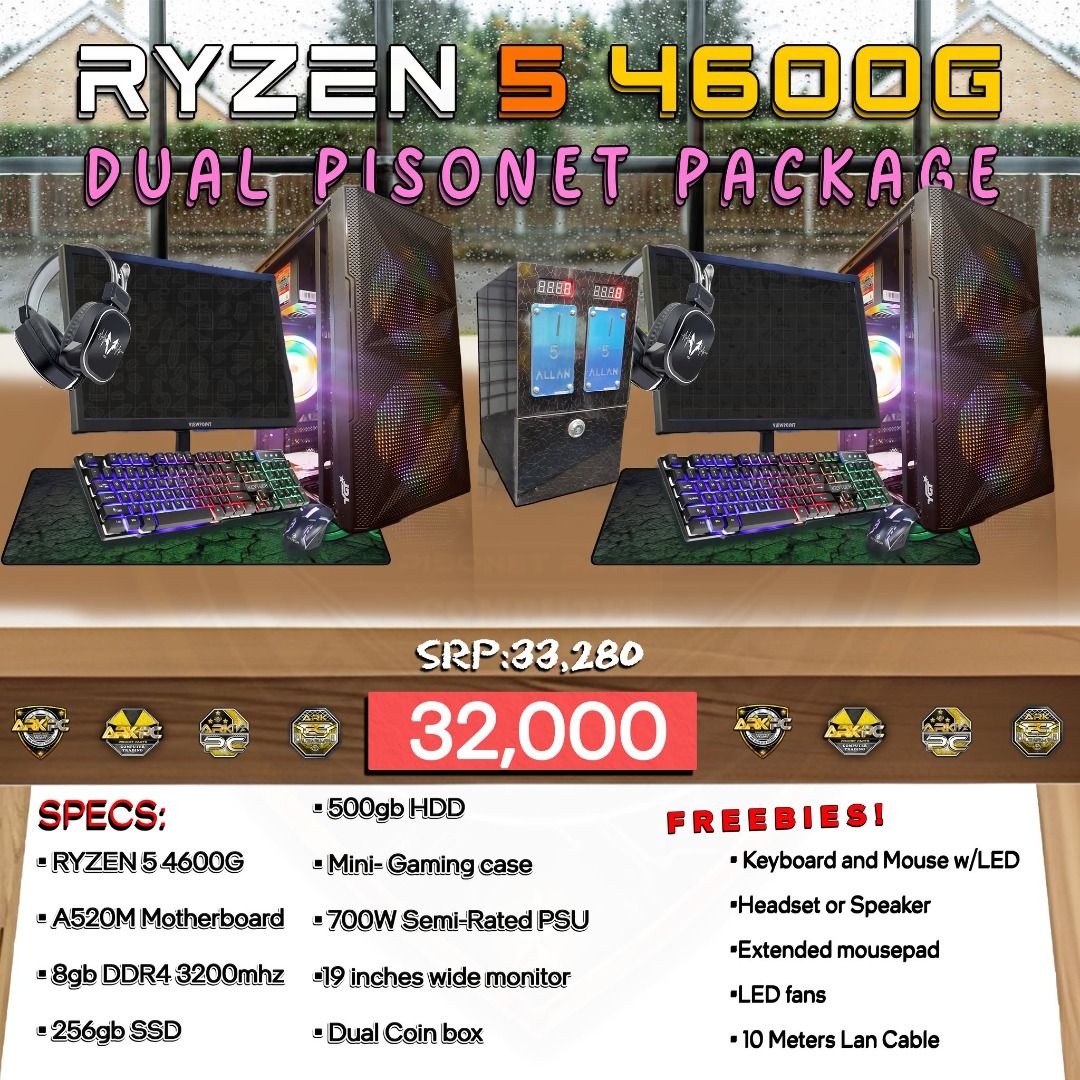 Complete Pisonet Package (Category: Desktops) located in Quezon City. Submitted by corrinejil63041 (Listing ID 1388843837, Image 2). Description: Complete Pisonet Package – New Business! Start your own business at lower price with our Pisonet Package. ❓Why Choose Our Pisonet Package?* ➡️Affordable**: Start your business with a minimal investment. ➡️Reliable Equipment**: High-quality components designed to withstand continuous use. ➡️Complete Solu