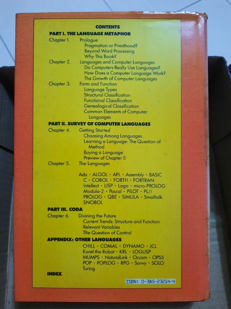 Computer Language Study Books Computer language a guide for the perplexed, Hobbies & Toys, Books ...