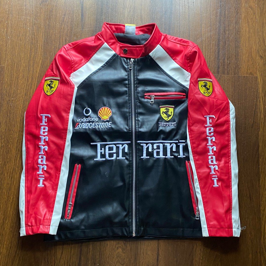 Ferrari Jacket (Category: Coats, Jackets and Outerwear) located in Bacoor. Submitted by no.one.shop (Listing ID 1388890341, Image 1). Description: negotiable, fits 24-28 in.