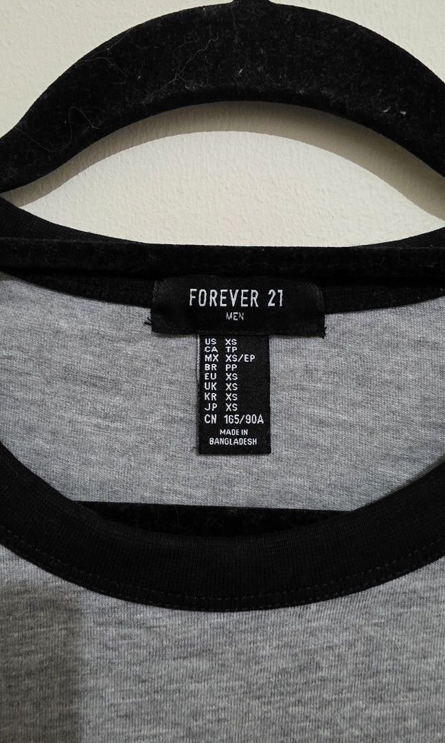 Forever 21 Men's Ringer Tee Slim Fit (Category: Tshirts & Polo Shirts ) located in Mabalacat. Submitted by enoscep (Listing ID 1388763251, Image 3). Description: Bought for around 1k Worn only a few times W:17" L:26" ☆rfs: decluttering ☆mop: bpi, bdo, gcash ☆mod: j&t ☆no return, refund, or exchange.