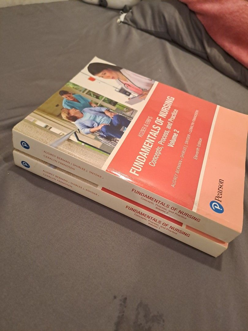 Fundamentals of Nursing Vol 1&2 11th edition (Category: Textbooks) located in San Fernando. Submitted by preclutter (Listing ID 1388781663, Image 3). Description: - without cover - no highlights - binili lang pero di ginamit since required lang - bagong bago pa, tinago lang bought it about 3k+ selling price 1800.