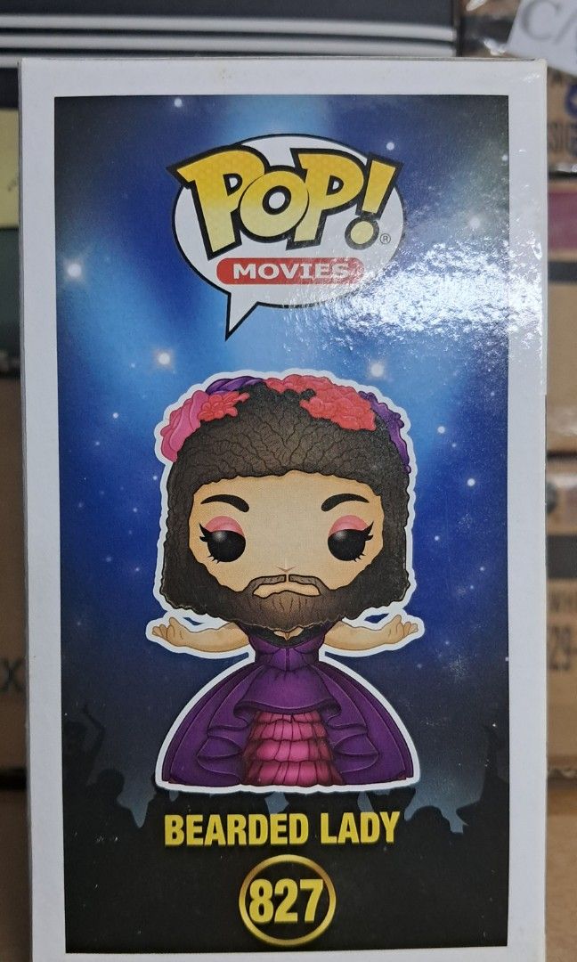 Funko Pop The Greatest Showman Bearded Lady (Category: Figurines & Statues) located in Manila. Submitted by ninja_kid (Listing ID 1388854385, Image 3). Description: Brand new. Actual photo..