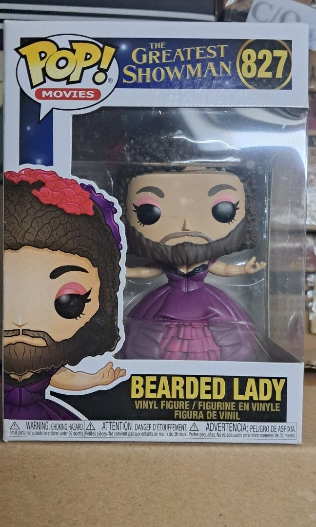 Funko Pop The Greatest Showman Bearded Lady (Category: Figurines & Statues) located in Manila. Submitted by ninja_kid (Listing ID 1388854385, Image 1). Description: Brand new. Actual photo..
