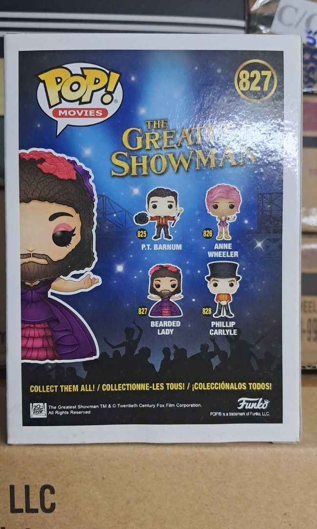 Funko Pop The Greatest Showman Bearded Lady (Category: Figurines & Statues) located in Manila. Submitted by ninja_kid (Listing ID 1388854385, Image 2). Description: Brand new. Actual photo..