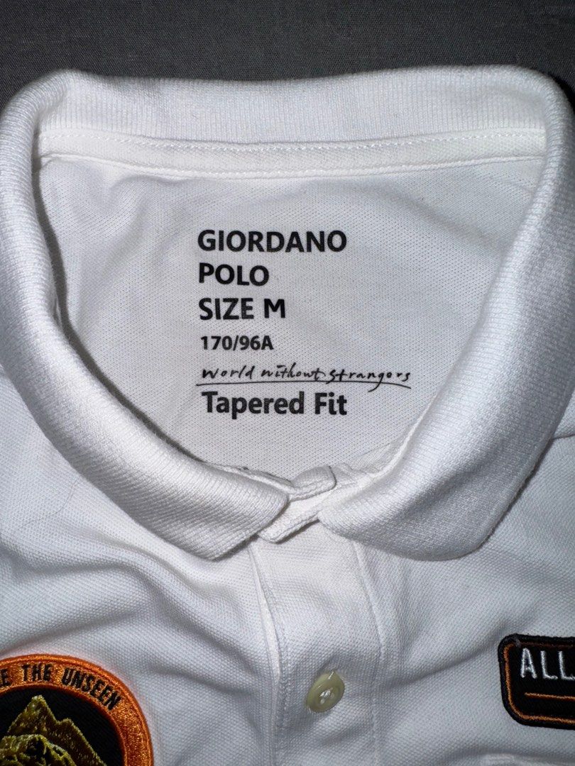 Giordano Polo Shirt Men (Category: Tshirts & Polo Shirts ) located in Manila. Submitted by MarkPH (Listing ID 1388852771, Image 2). Description: Original Giordano Mens Polo shirt Size M Tapered fit No issues Only used once or twice.