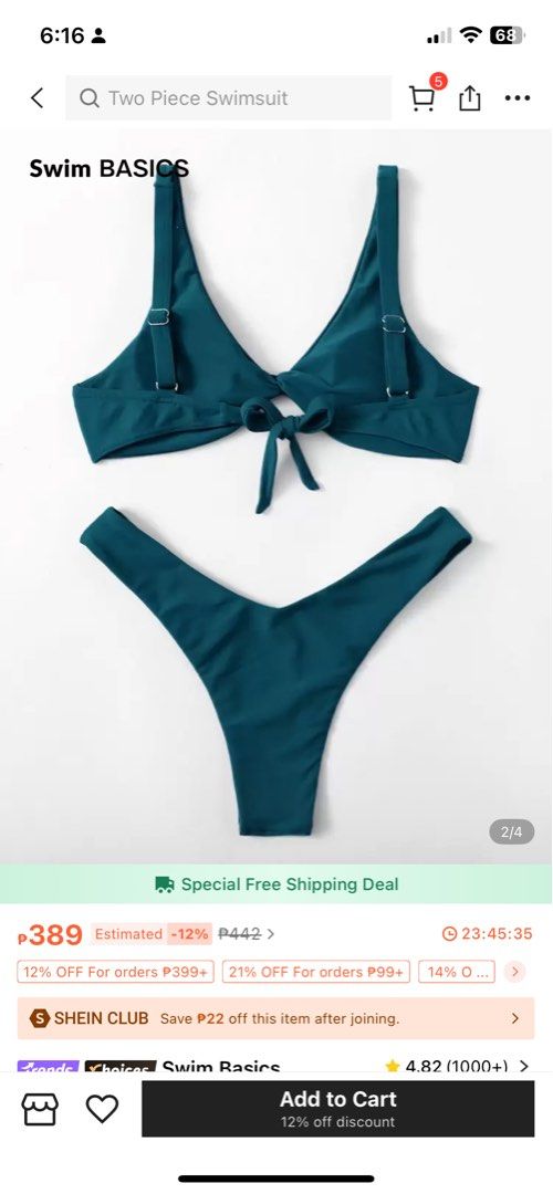 High Cut Bikini Set (Category: Bikinis & Swimsuits) located in Zamboanga. Submitted by _kaoru (Listing ID 1388822310, Image 2). Description: Price is negotiable! Just “make an offer” in the chat box :).