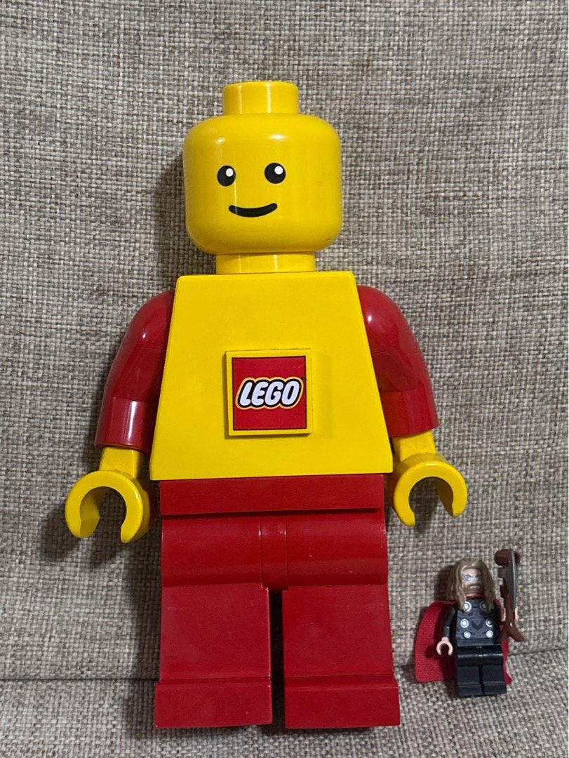 Huge Lego guy 7.5 inches (for display) (Category: Lego & Building Sets) located in Calamba. Submitted by cur8d (Listing ID 1388855994, Image 1). Description: flashlight not working ( not sure if can be repaired) Thor - not included.