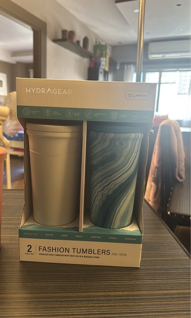 Hydragear Tumblers (Category: Water Bottles & Tumblers) located in Manila. Submitted by csg86 (Listing ID 1388702874, Image 1). Description: Brandnew.