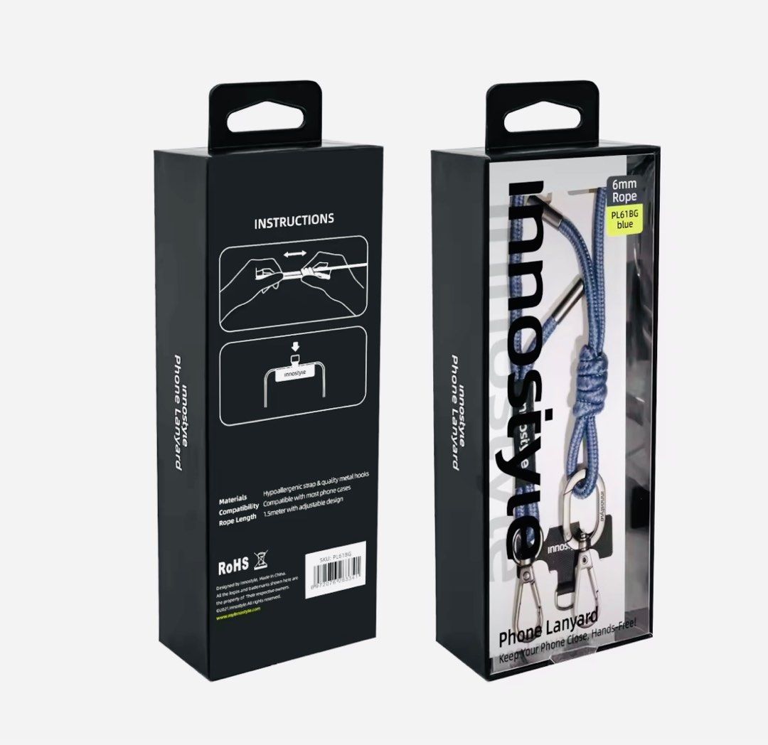 innostyle Phone Lanyard (Category: Mounts & Holders) located in Paranaque City. Submitted by oliver.solutions (Listing ID 1388708215, Image 1). Description: Used once, good as new Secure your phone but readily accessible.