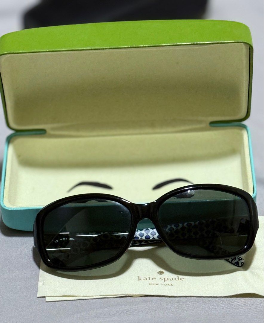 Kate Spade Sunglasses Polarized (Category: Sunglasses & Eyewear) located in Taguig. Submitted by cathtorre21 (Listing ID 1388895343, Image 3). Description: Original Kate Spade Sunglasses Polarized Bought in the US Annika P/S JEDP RA 56-15 130 7-6 Good as new. No scratches and no damage..