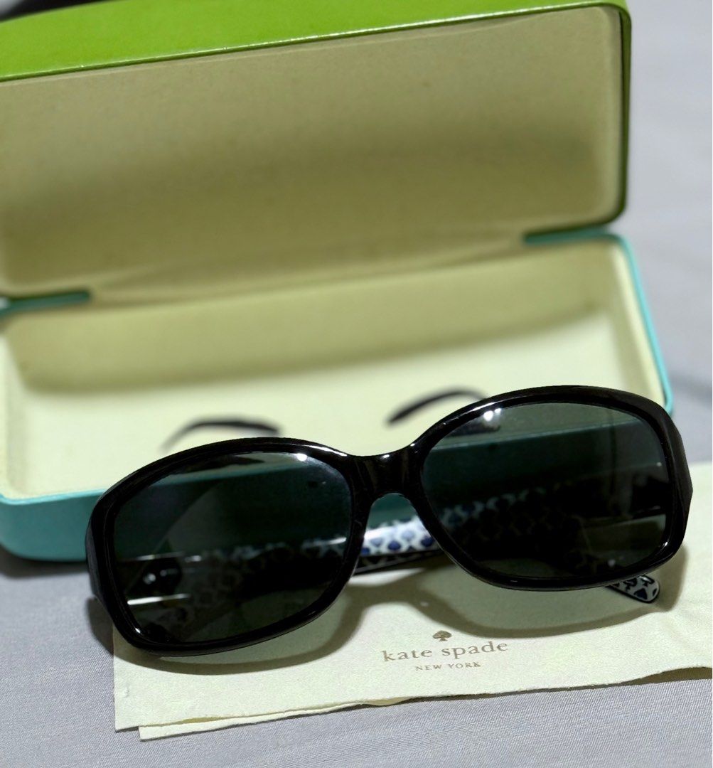 Kate Spade Sunglasses Polarized (Category: Sunglasses & Eyewear) located in Taguig. Submitted by cathtorre21 (Listing ID 1388895343, Image 2). Description: Original Kate Spade Sunglasses Polarized Bought in the US Annika P/S JEDP RA 56-15 130 7-6 Good as new. No scratches and no damage..