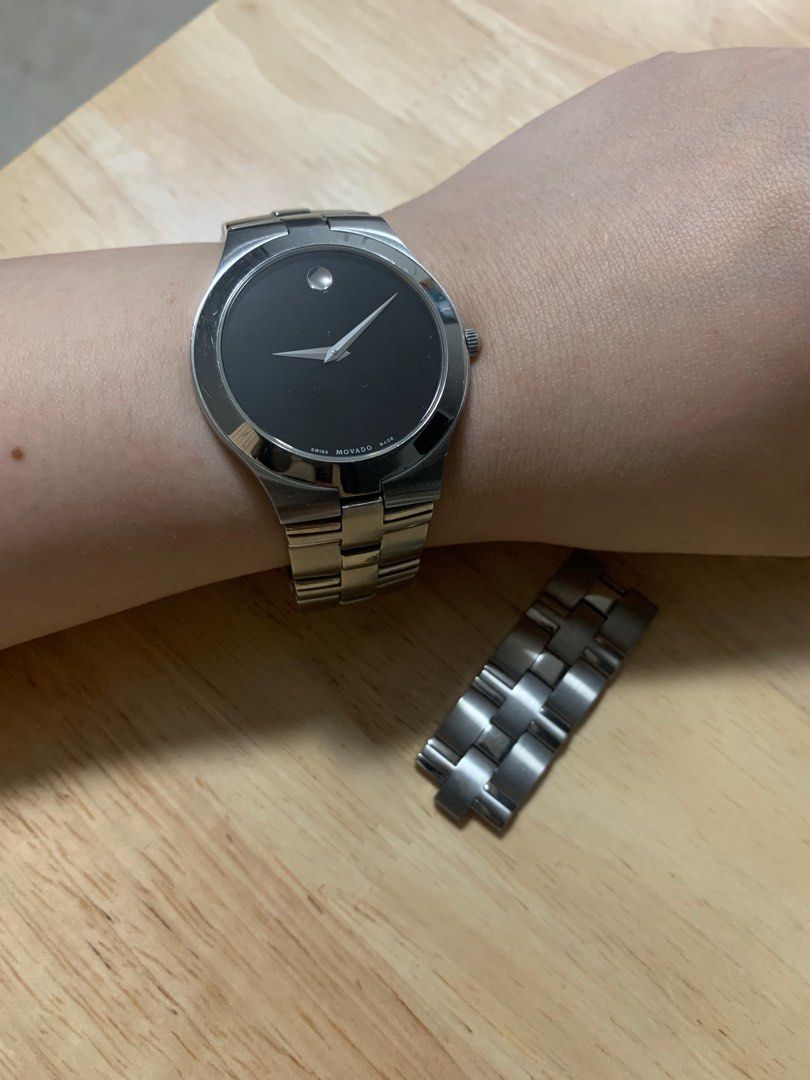 Movado watch (Category: Luxury Watches) located in Mandaluyong City. Submitted by houseof1980 (Listing ID 1388857096, Image 1). Description: Movado watch. Unisex. Sapphire crystal Stainless steel.