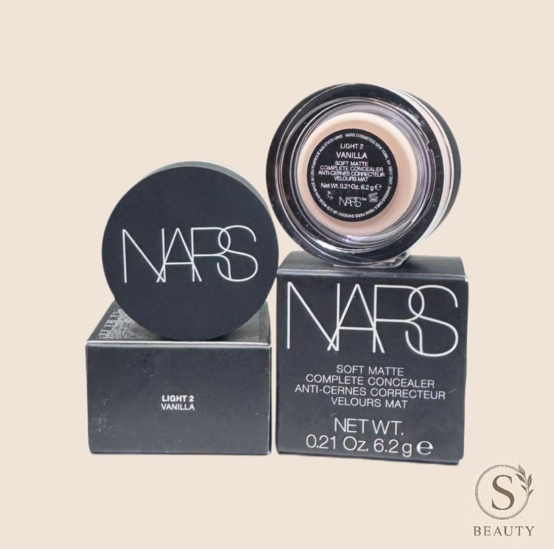 Nars Soft Matte Pot Concealer (Category: Makeup) located in Manila. Submitted by sophisticatedbeauty_12 (Listing ID 1388796429, Image 3). Description: NARS Soft Matte Pot Concealer ✨ Flawless coverage in a single swipe 💯 100% Authentic & Brand New 💸 Only ₱1,850 Say goodbye to blemishes, dark circles, and redness: ✅ Full coverage with a natural, soft-matte finish ✅ Creamy, buildable, and never cakey ✅ Blurs, smooths, and stays put all day ✅ Infu