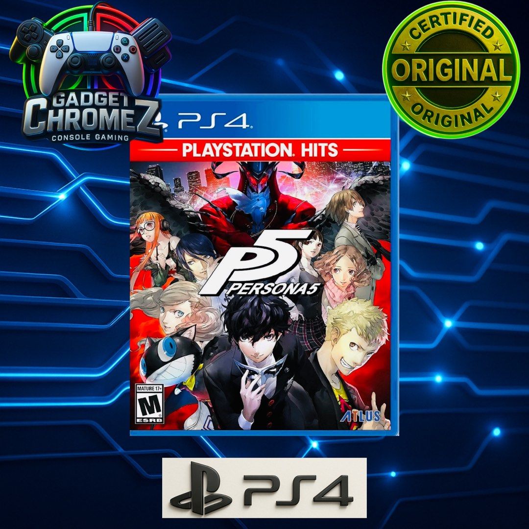 Persona 5 | PS4 Game | BRANDNEW (Category: PlayStation) located in San Jose del Monte. Submitted by gadget_chromez (Listing ID 1039962570, Image 1). Description: PERSONA 5 BRANDNEW / SEALED Physical Disc. Safely packed with 2 layers of thick bubble wrap for maximum protection upon shipping out..