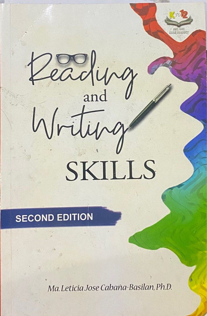READING AND WRITING SKILLS 2nd Edition by Basilan (Category: Textbooks) located in Antipolo. Submitted by iyacamacho (Listing ID 1388789589, Image 1). Description: .