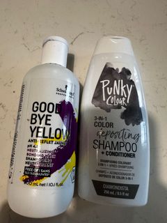 Schwarzkopf Goodbye Yellow 洗髮露 + Punky Colour Diamondista 洗護64223016301441110