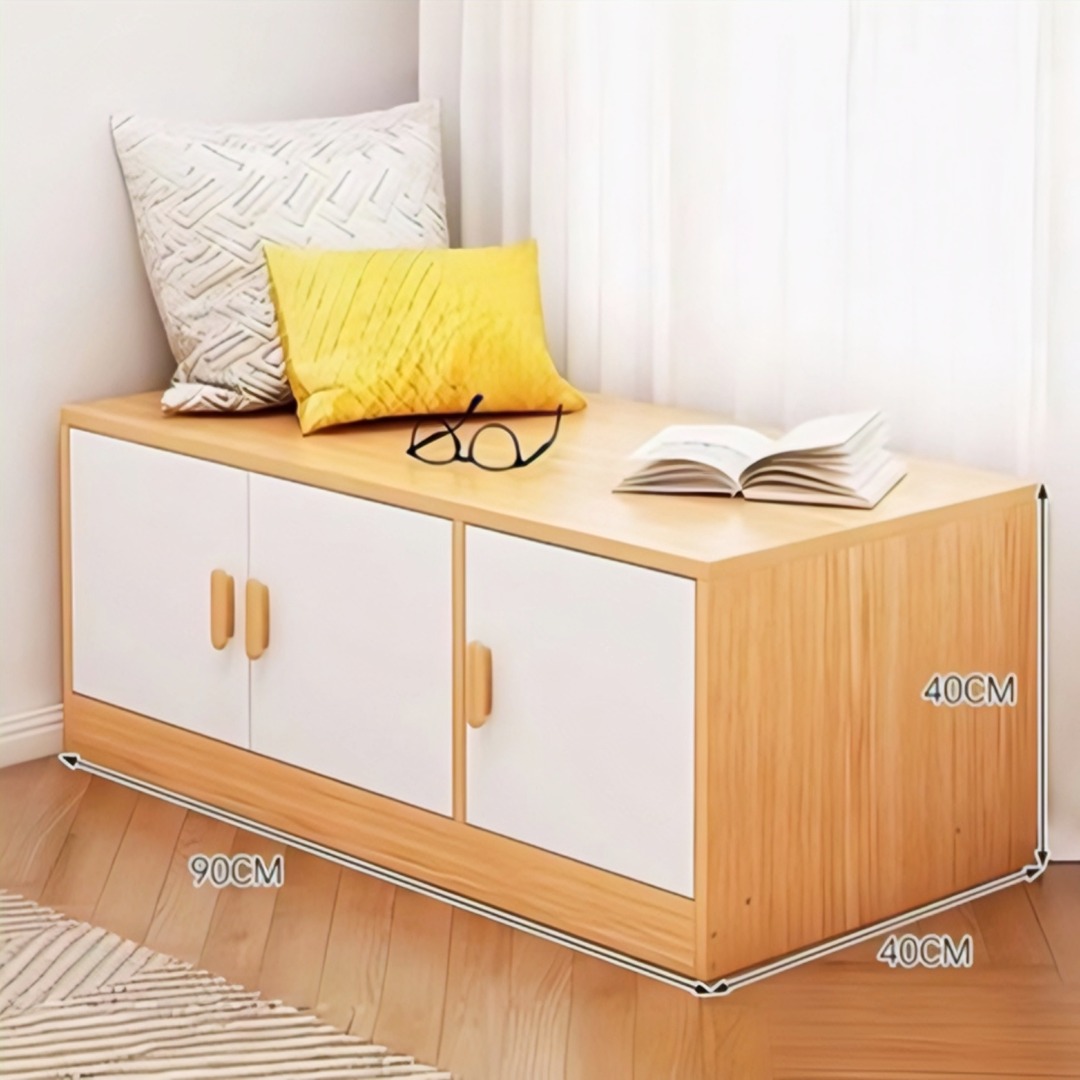 Storage Bench Cabinet | Living Room Storage Bench | Bedroom Shoe ...