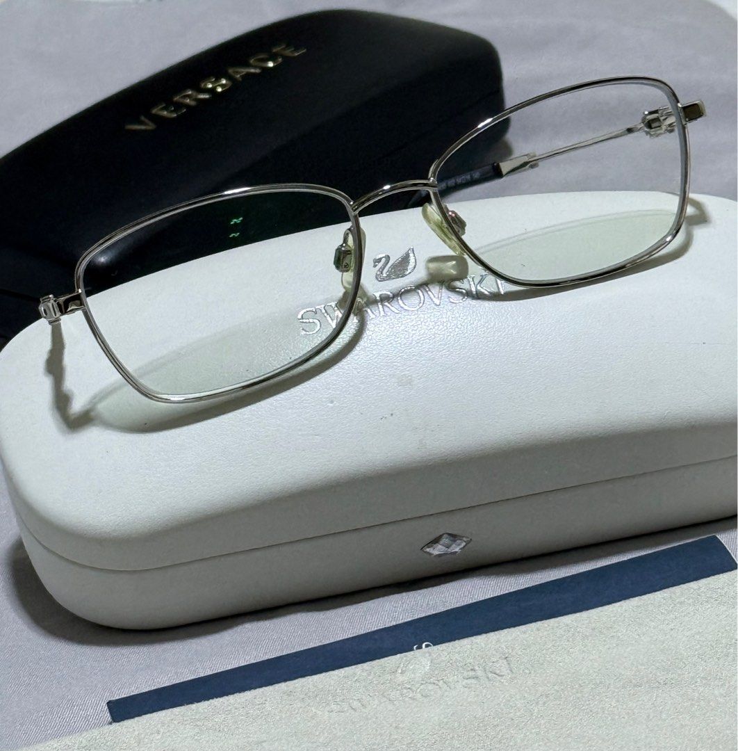 Swarovski Eyeglasses frame (Category: Sunglasses & Eyewear) located in Taguig. Submitted by cathtorre21 (Listing ID 1388892251, Image 1). Description: Original swarovski eyeglasses frame SK 5435 032 54016 140 Bought in Abu Dhabi With nearsighted glasses lens. You have the option to replace the lens. See to appreciate the frame. No scratches no damage. .