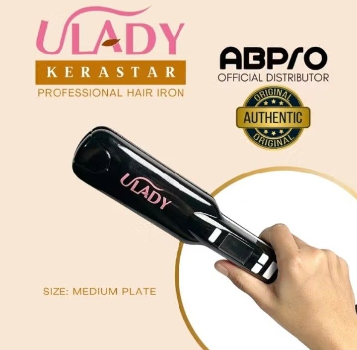 ULADY PROFESSIONAL HAIR IRON (Category: Hair) located in Quezon City. Submitted by Floravbels (Listing ID 1370392794, Image 2). Description: PROFESSIONAL HAIR IRON HEAVY DUTY UP TO 450° TEMP WITH BOX.