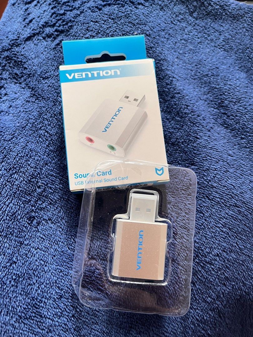 Vention USB External Soundcard (Category: Cables & Adaptors) located in Taguig. Submitted by _ercmaeee (Listing ID 1388718851, Image 1). Description: .