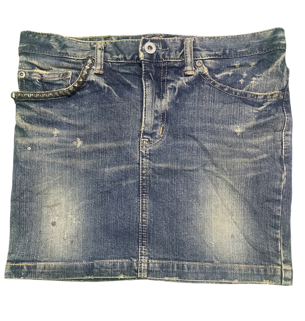 Mini-jupe Hysteric Glamour - Taille XS, Couleur Bleu, Neuf Sans étiquettes