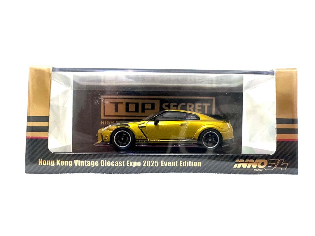 「現時點236舖 A42 / E2 格」1/64 Inno64 Nissan GTR R35 Top Secret VDX Hong Kong ...