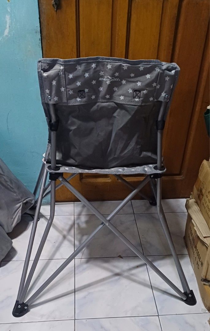 Adventuridge Foldable Camping High Chair (Category: Weaning & Toddler Feeding) located in Marikina City. Submitted by temerity_16 (Listing ID 1381005331, Image 3). Description: Adventuridge camping High Chair like new (plastic table not included).