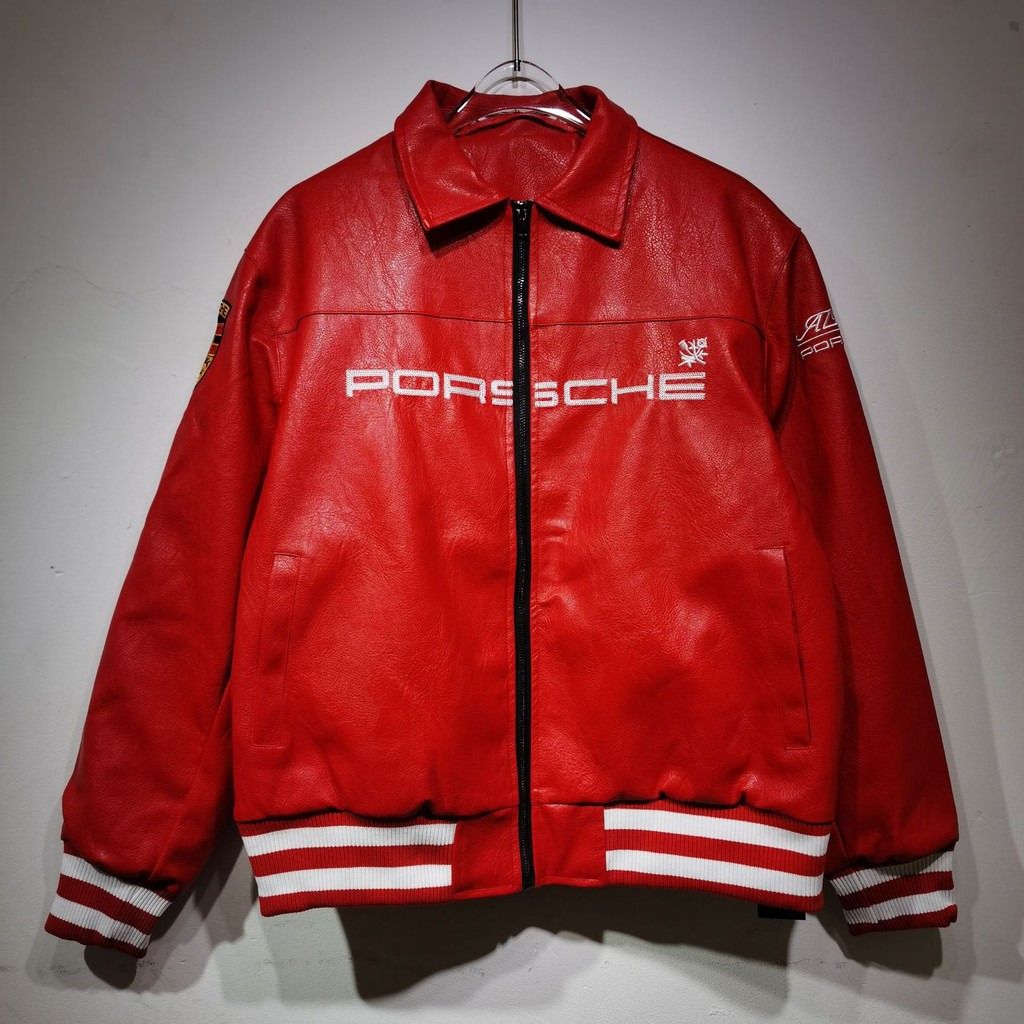 Aimé Leon Dore x Porsche Leather Jacket (Category: Coats, Jackets and Outerwear) located in Manila. Submitted by aharchives (Listing ID 1388984822, Image 1). Description: 🥂 Pre-Order: Aimé Leon Dore x Porsche Leather Jacket 🥂 A luxury statement piece — this Aimé Leon Dore x Porsche Leather Jacket combines refined craftsmanship with motorsport-inspired design, making it a true collector’s item in fashion and culture. 📌 Pre-orders now open 📏 Av