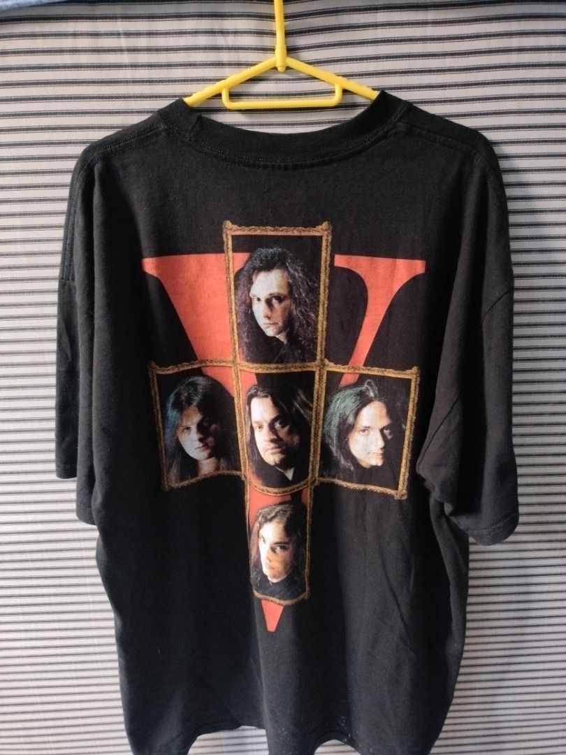 BAND TEE SYMPHONY X (Category: Tshirts & Polo Shirts ) located in Caloocan City. Submitted by codskarl24 (Listing ID 1388967019, Image 1). Description: FOR SALE❗❗❗ SYMPHONY X GOOD CONDITION DIMES: 23X30 ISSUE: MINIMAL HAIRLINES, CUT WHITE TAG PRICE: 3,000 NEGOTIABLE DM TO INQUIRE LOCATION: NORTH CALOOCAN, LUZON.