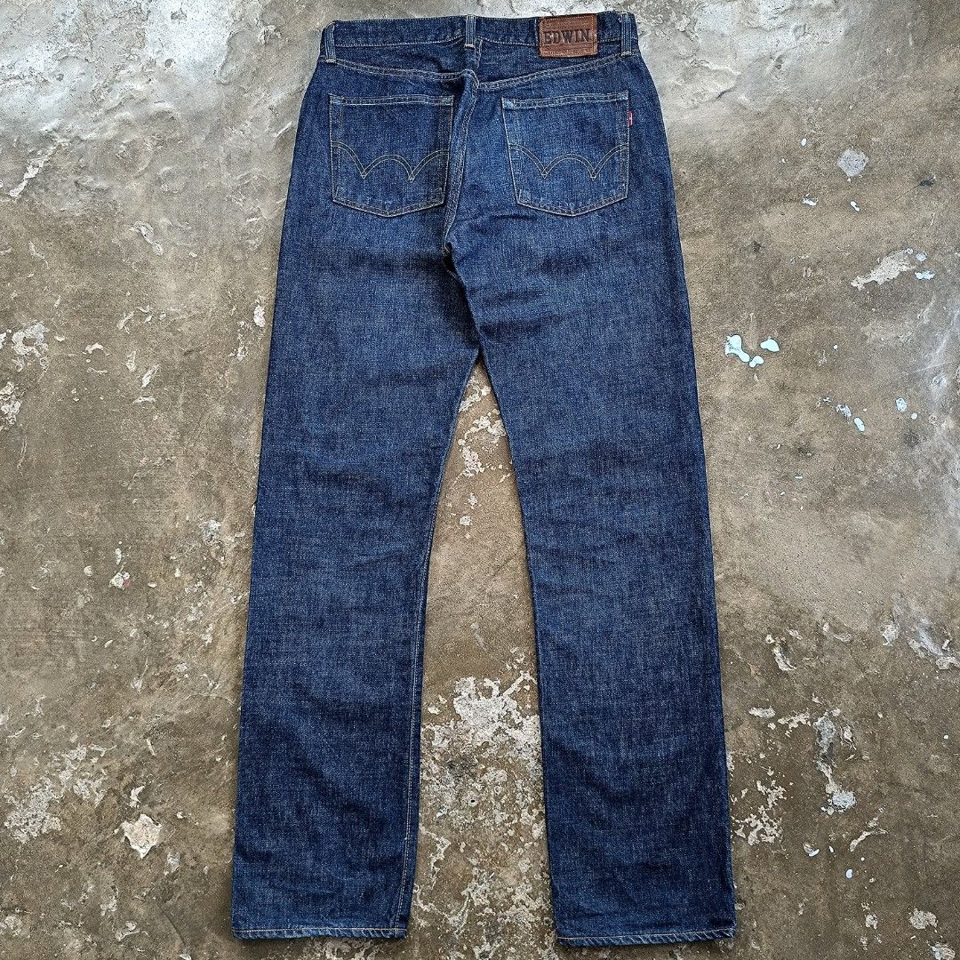 パンツ EDWIN 505X 5505 SELVEDGE JEANS EDWIN 505X 5505 SELVEDGE JEANS ダメージ加工 赤身 PICK