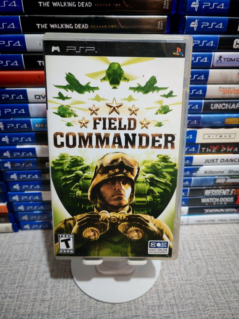 FIELD COMMANDER PSP (Category: PlayStation) located in Santa Rosa. Submitted by tristanmunoz (Listing ID 1389003713, Image 1). Description: FOR SALE!!! Php 400 FIELD COMMANDER PSP PSP UMD R1 100% Authentic Tested working condition RARE, COLLECTORS ITEM Can do video calls Warranty: 24 hours testing warranty, will do change/return if item are proven damaged (will be void if defect is caused by accident, misuse, negligence, including tampering). Ret