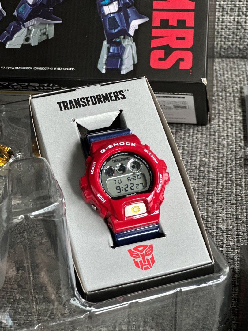 G- SHOCK TRANSFORMERS DW-6900TF- SET ROBOT WATCH [DISPLAY
