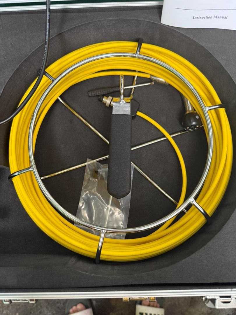 Inspection Pipe Camera 7 inch 360 degree rotating pipe camera Model ...