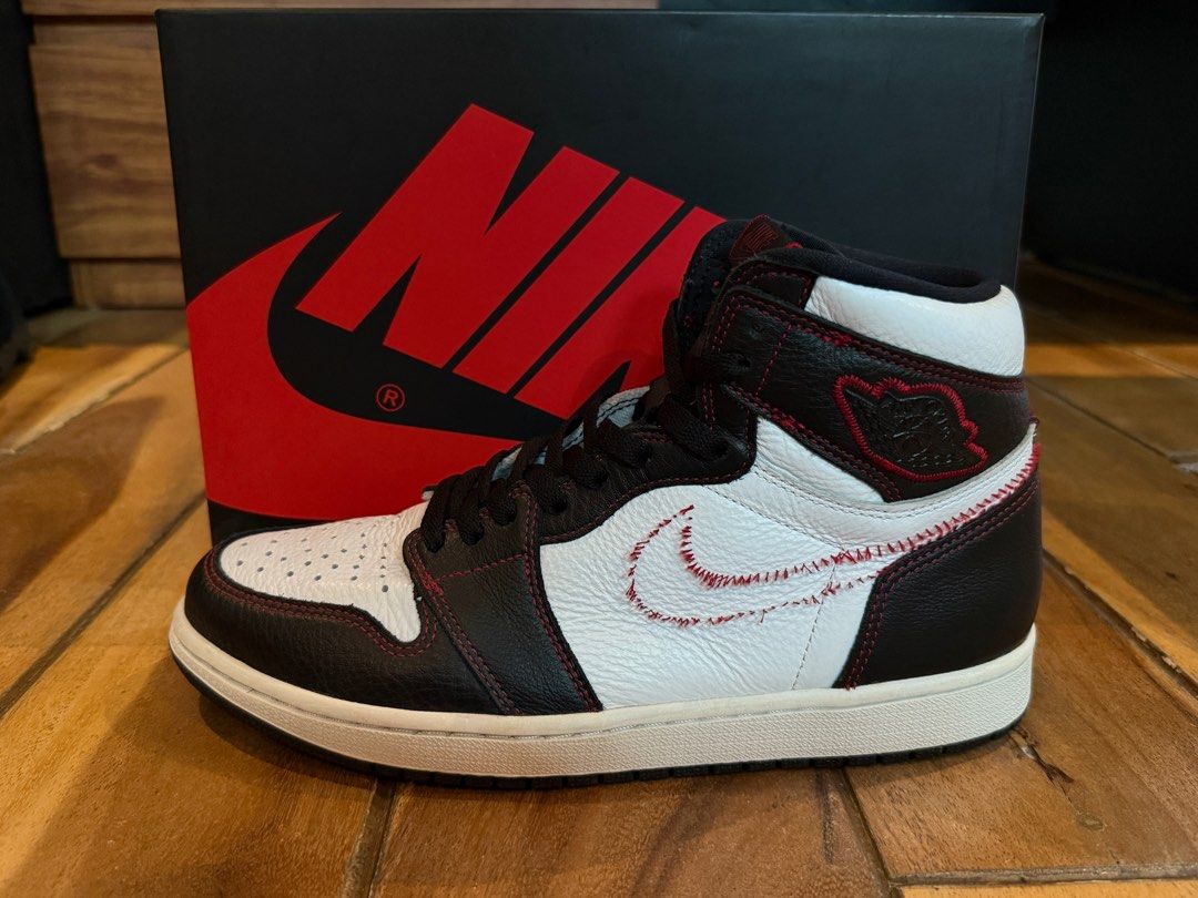 Jordan 1 High OG Defiant Pre-Owned [PLEASE READ FIRST] (Category: Sneakers) located in Las Pinas. Submitted by elijahdude (Listing ID 1388971853, Image 2). Description: Selling my Jordan 1 High Og Defiant. Size 9.5 Men’s US Very lightly used, still like brand new. No creases. Still has original box. Rubber outsole has not been worn down. Bought for 8,500 sa Nike Outlet. Selling for 4,000 only. Shipping via Lalamove or J&T Express. Buyer will shou