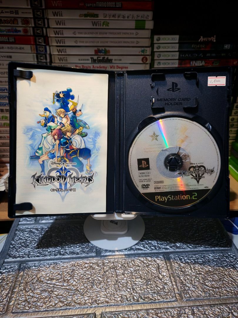 KINGDOM HEARTS II PS2 JAPAN (Category: PlayStation) located in Santa Rosa. Submitted by tristanmunoz (Listing ID 1388962973, Image 2). Description: FOR SALE!!! Php 1,500 KINGDOM HEARTS 2 SQUARE ENIX NTSC-J (JAPAN) Comes with manual and inserts CIB 100% Authentic Tested working condition Rare, Collectors Copy Can do video calls Warranty: 24 hours testing warranty, will do change/return if item are proven damaged (will be void if defect is caused b