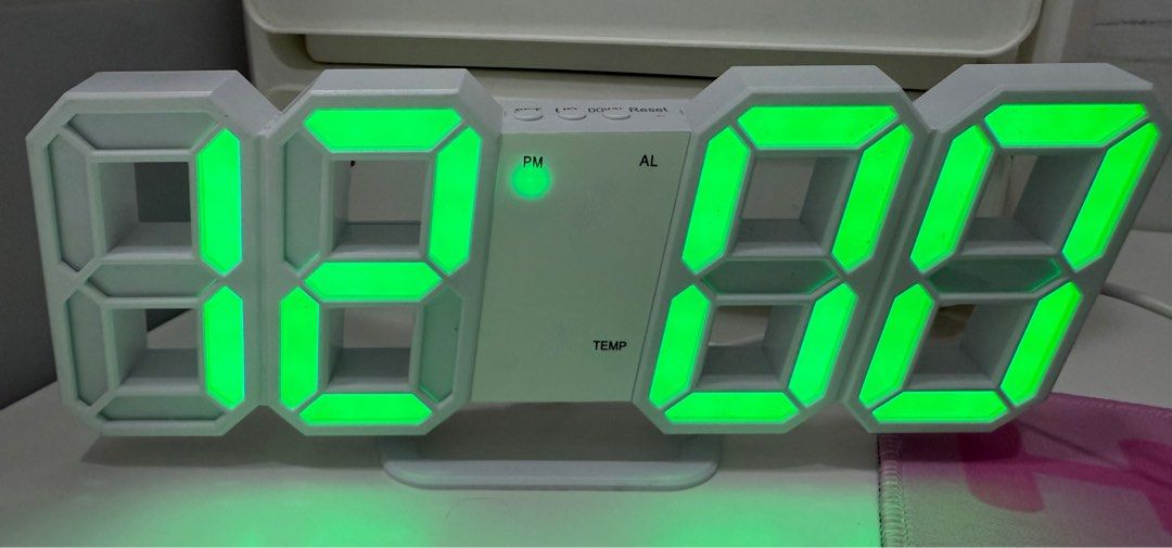 LED Digital Wall Clock (Green Light) (Category: Clocks) located in Manila. Submitted by mandu03 (Listing ID 1389069659, Image 1). Description: .