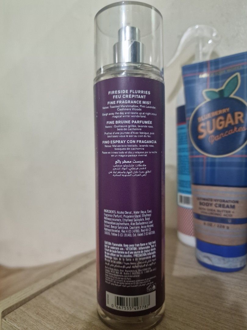 Legit Bath Body Works Old Pack Fireside Flurries (Category: Fragrance & Deodorants) located in Manila. Submitted by ali_suson (Listing ID 1389033781, Image 2). Description: sticker level. 100% legit..