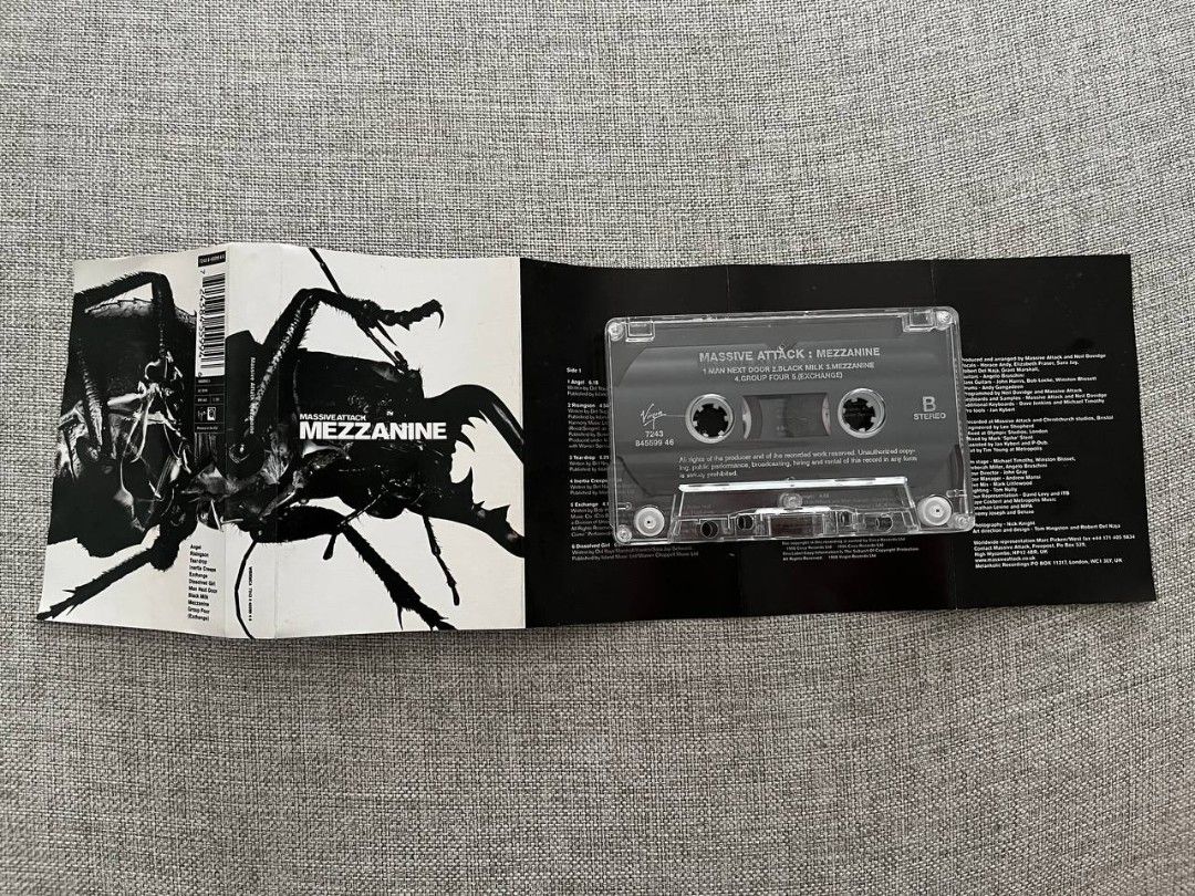 MASSIVE ATTACK MEZZANINE CASSETTE TAPE [RARE!!] (Category: CDs & DVDs) located in Baguio. Submitted by ifsixwaseven (Listing ID 1389033278, Image 3). Description: 2,000 + sf from thailand no issue.