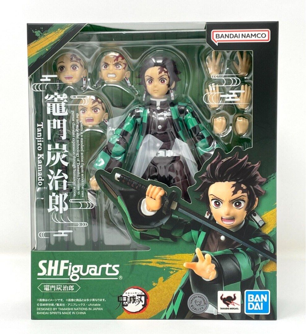 MISB Bandai Spirits Tamashii Nations s.h.figuarts Demon Slayer Kimetsu no Yaiba Tanjiro Kamado SHF SHFiguarts Action Figure, Authentic, New, Sealed & Unopened in Mint Condition Box (Category: Toy Figures) located in Singapore. Submitted by tudor8 (Listing ID 1389048629, Image 1). Description: Authentic, New, Sealed & Unopened in Mint Condition 😊 Fixed price please, thanks 😊 First come first served basis while stocks last :) Items sold are not e