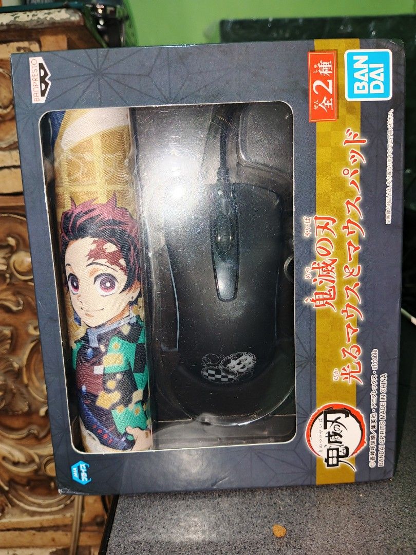 Mouse demonslayer (Category: Mouse & Mousepads) located in Quezon City. Submitted by camarin_toys (Listing ID 1388945058, Image 1). Description: never opened authentic from japan bandai loc.north caloocan mop gcash mode of delivery via J&T.