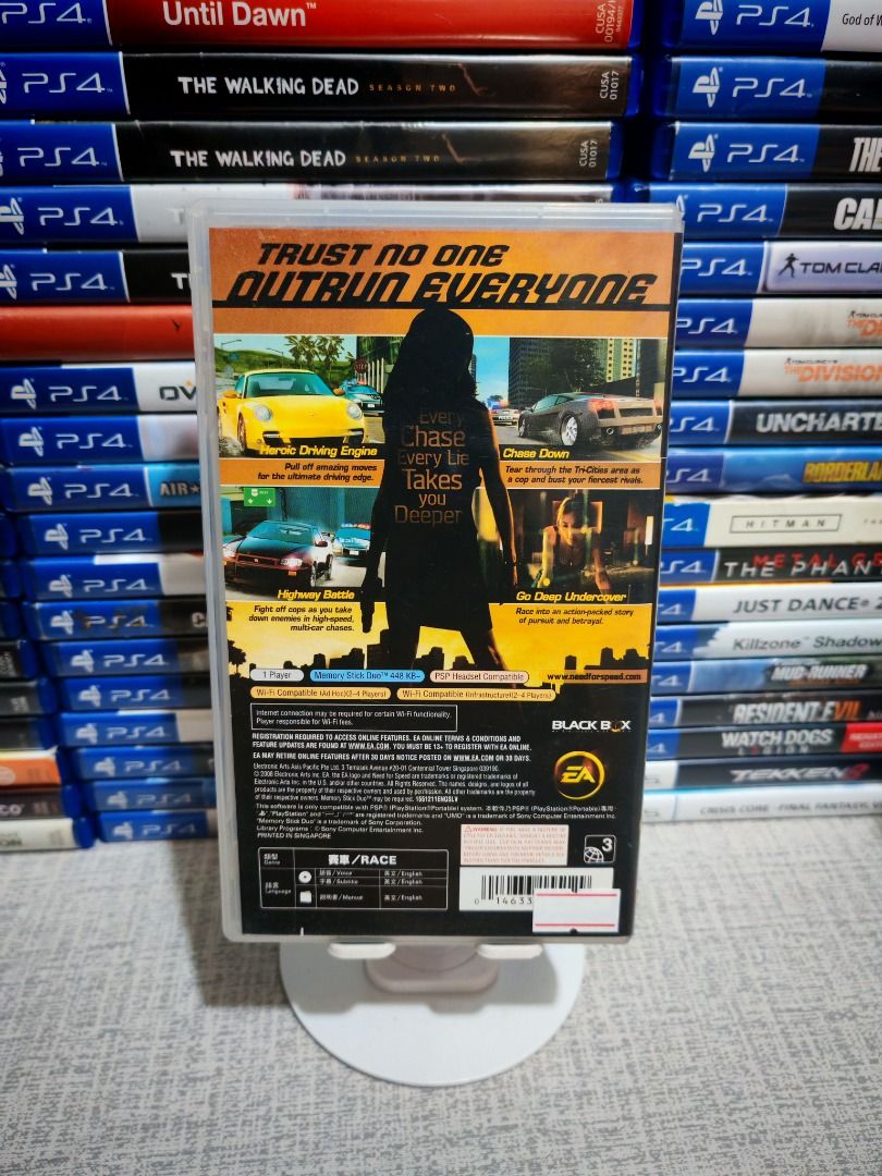 NEED FOR SPEED UNDERCOVER PSP (Category: PlayStation) located in Santa Rosa. Submitted by tristanmunoz (Listing ID 1389002922, Image 2). Description: FOR SALE!!! Php 800 NEED FOR SPEED UNDERCOVER PSP EA PSP UMD R3 Comes with manual and inserts CIB 100% Authentic Tested working condition RARE, COLLECTORS ITEM Can do video calls Warranty: 24 hours testing warranty, will do change/return if item are proven damaged (will be void if defect is caused b