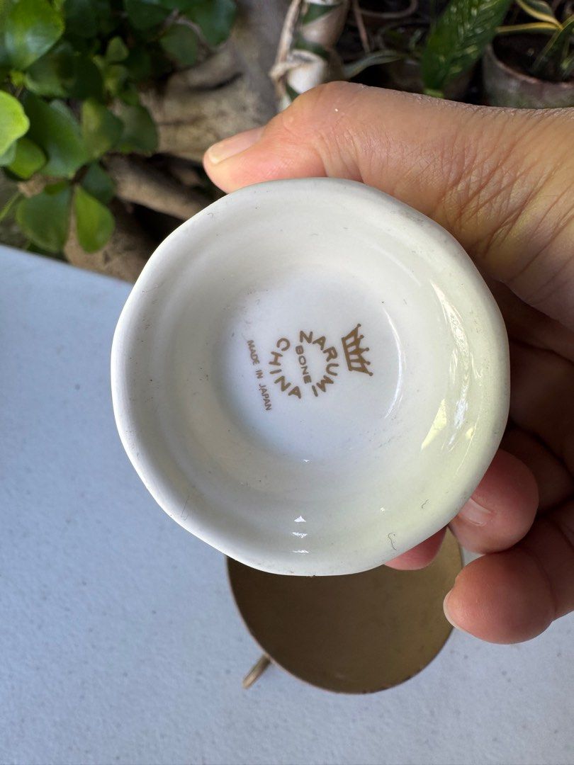 One piece Narumi Milano glass (Category: Coffee & Tea Tableware) located in Davao. Submitted by parteawares2 (Listing ID 1388936918, Image 3). Description: One piece Narumi Milano footed drinking glass bone china made in Japan .