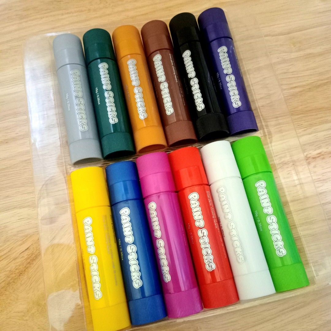 Paint Sticks (Art Materials) (Category: Craft Supplies & Tools) located in Kalibo. Submitted by m76411 (Listing ID 1388933423, Image 3). Description: Paint Sticks ( Metallic Colors) - Easy to use and dries fast! - For artists at heart Dor interested buyers, kindly send me a DM or contact me at 09667129615.