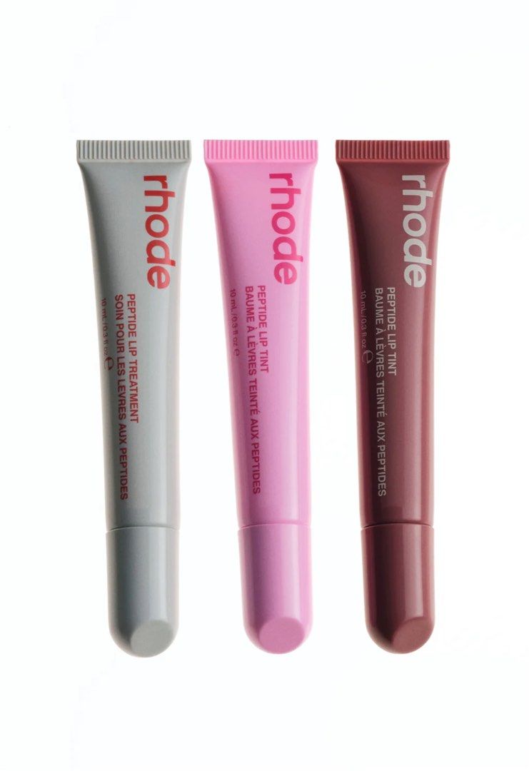 PO] Rhode Jellybean, Salty Tan & Strawberry Glaze Lip Tints