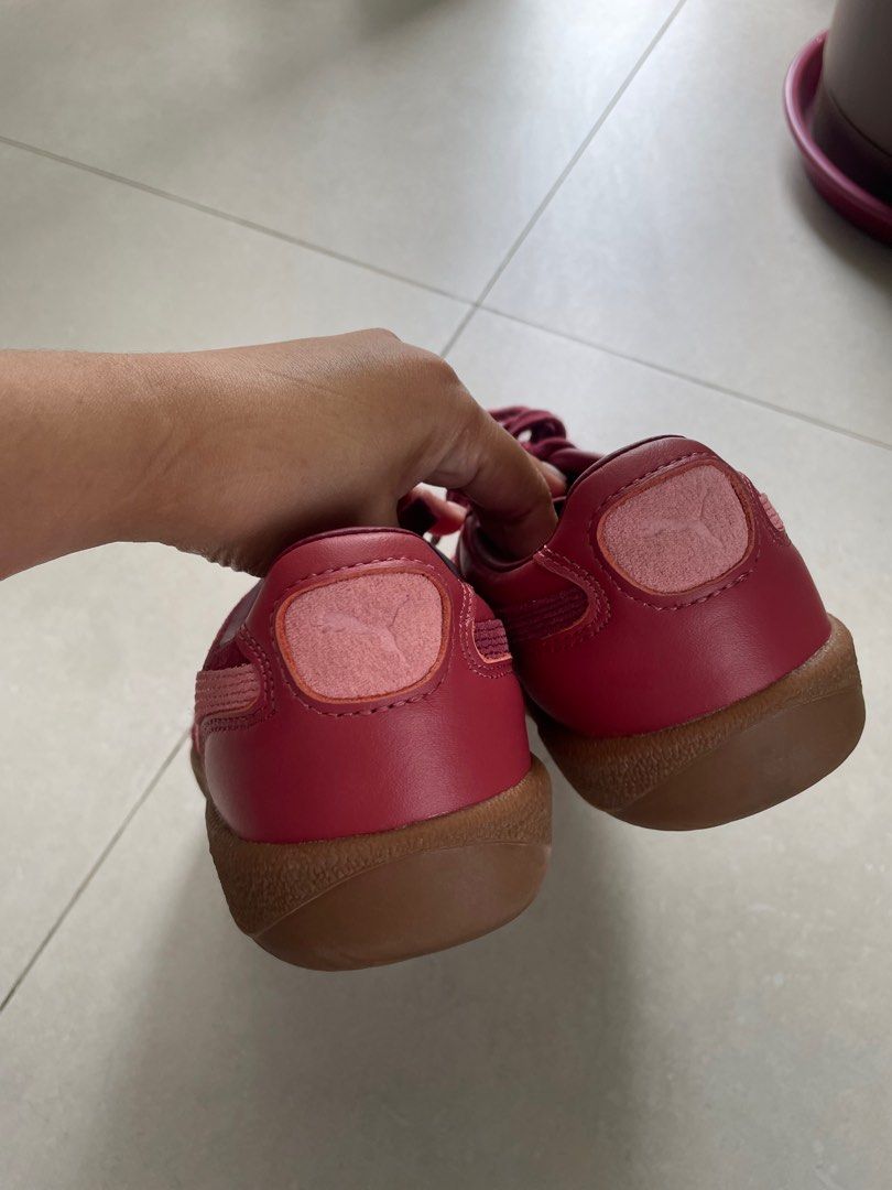 Puma Palermo Regal Red Pasion Fruit (Category: Sneakers) located in Quezon City. Submitted by katrina.ph (Listing ID 1388970324, Image 3). Description: Original Puma Palermo Preloved but can pass as new Size : UK 4/US 5 Color: Regal Red Passion Fruit RFS: too big for me Negotiable .