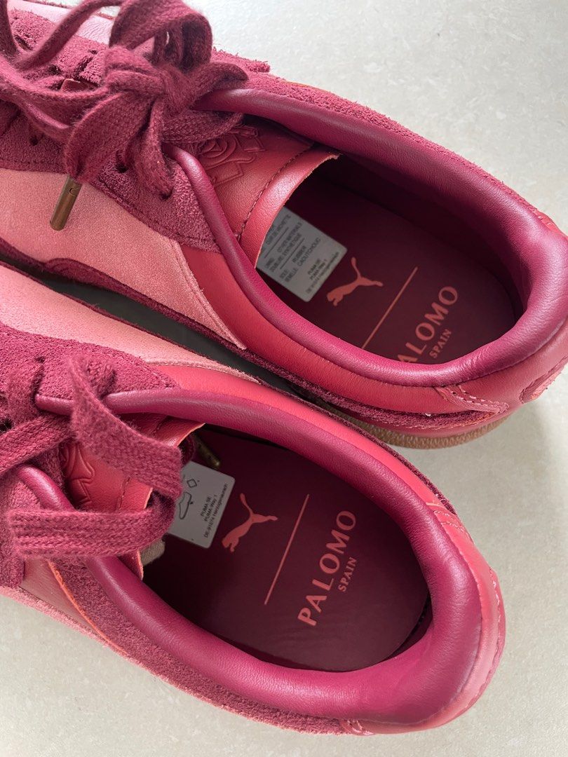 Puma Palermo Regal Red Pasion Fruit (Category: Sneakers) located in Quezon City. Submitted by katrina.ph (Listing ID 1388970324, Image 2). Description: Original Puma Palermo Preloved but can pass as new Size : UK 4/US 5 Color: Regal Red Passion Fruit RFS: too big for me Negotiable .